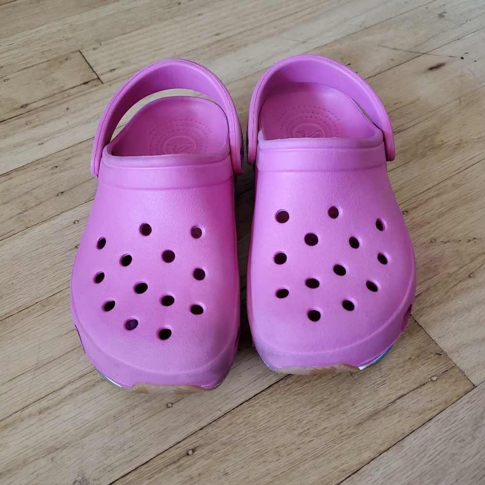 Pink Toddler Crocs
